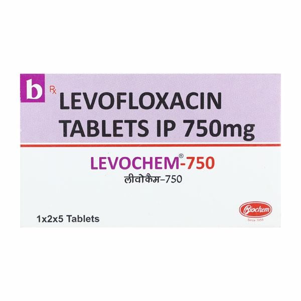 LEVOCHEM 750 Tablet 5's