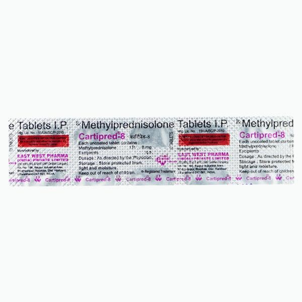 Cartipred 8mg Tablet 10'S