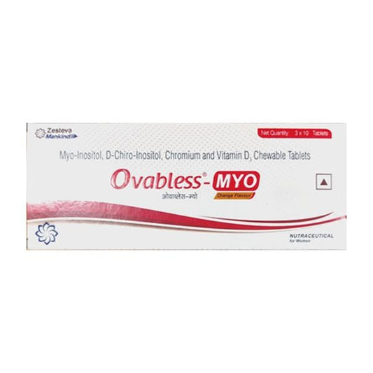 Ovabless Myo Orange Flavour Chewable Tablet 10'S - Global Surgicals