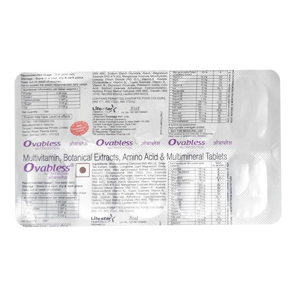 Ovabless Tablet 10'S - Global Surgicals