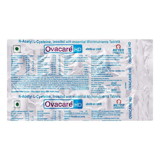 Ovacare HD Tablet 10'S - Global Surgicals