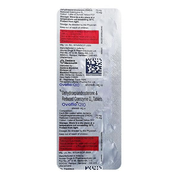 OVAFLO Q 10 Tablet 10's - Global Surgicals
