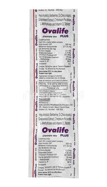 Ovalife Plus Tablet 10'S - Global Surgicals