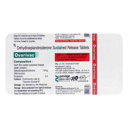 OVARIVAC 75 Tablet 7's - Global Surgicals