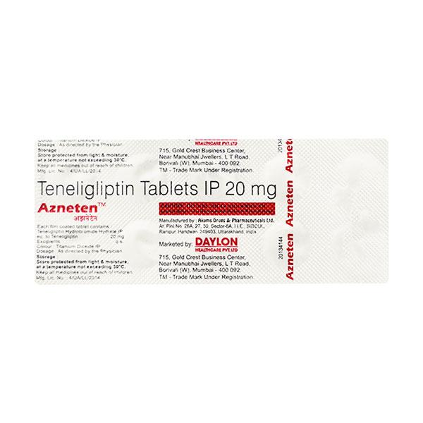 AZNETEN 20mg Tablet 10's