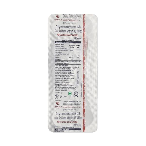 OVISTERONE SR PLUS Tablet 10's - Global Surgicals
