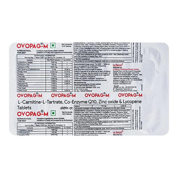 OVOPAG M Tablet 10's - Global Surgicals