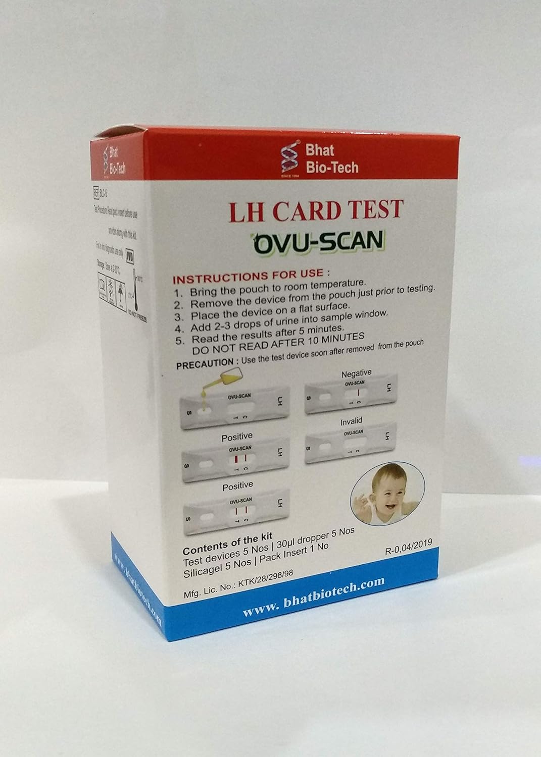 Ovu - Scan LH Rapid Card - Global Surgicals