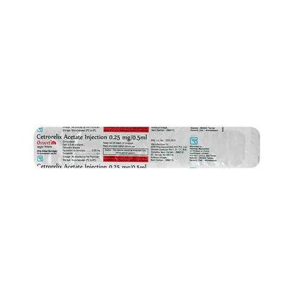 Ovucet 0.25mg Injection 1'S - Global Surgicals