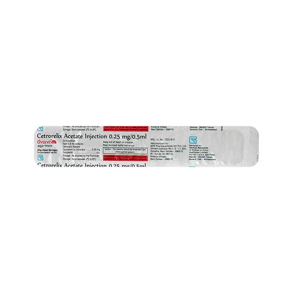 Ovucet 0.25mg Injection 1'S - Global Surgicals