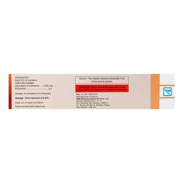 Ovucet 0.25mg Injection 1'S - Global Surgicals