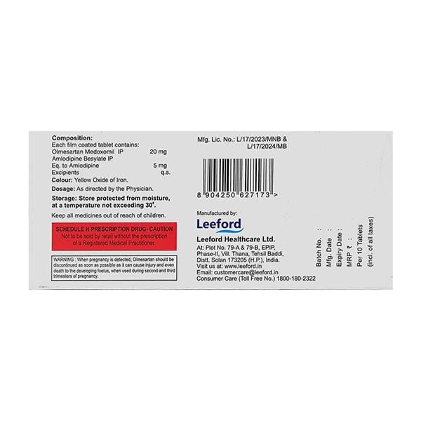 OMNIPRES 20 AM Tablet 10's