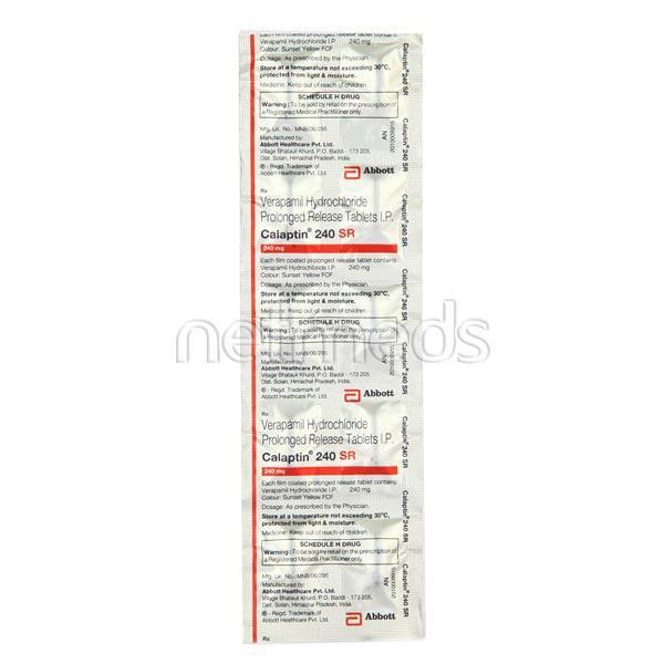Calaptin SR 240mg Tablet 10'S
