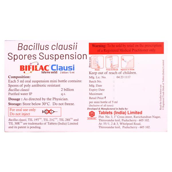 BIFILAC CLAUSI Suspension 5ml