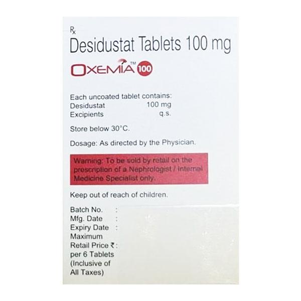 OXEMIA 100 Tablet 6's - Global Surgicals