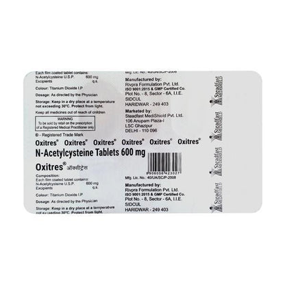 Oxitres 600mg Tablet 10'S - Global Surgicals