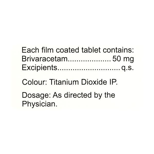 BRIVASURE 50 Tablet 10's