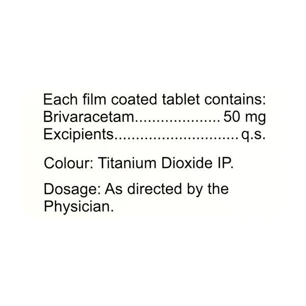 BRIVASURE 50 Tablet 10's