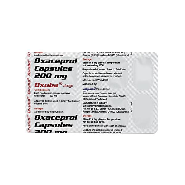 Oxuba 200mg Capsule 10'S - Global Surgicals