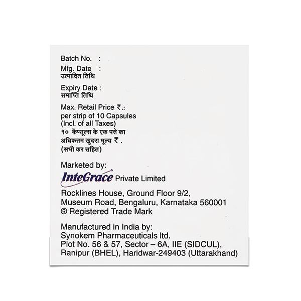 Oxuba 200mg Capsule 10'S - Global Surgicals