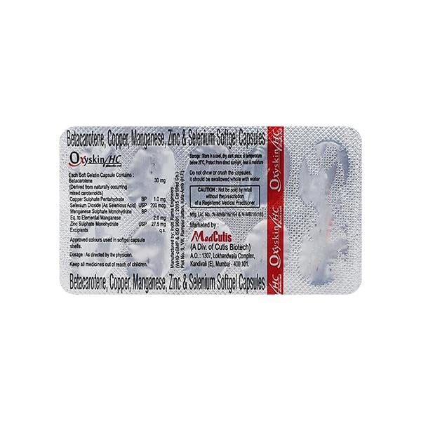 OXYSKIN HC Capsule 10's - Global Surgicals
