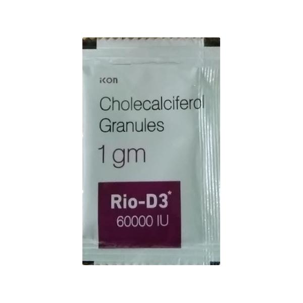RIO D3 60000iu Granules 1gm