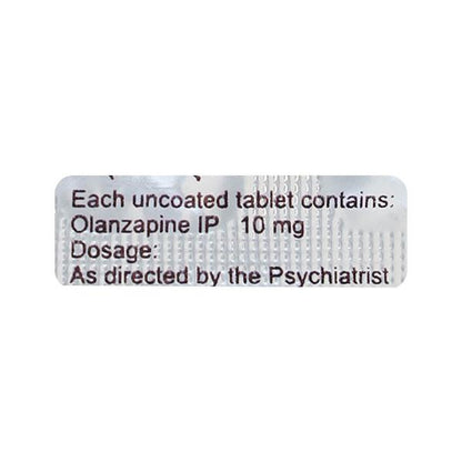 Ozapin MD 10mg Tablet 10'S - Global Surgicals