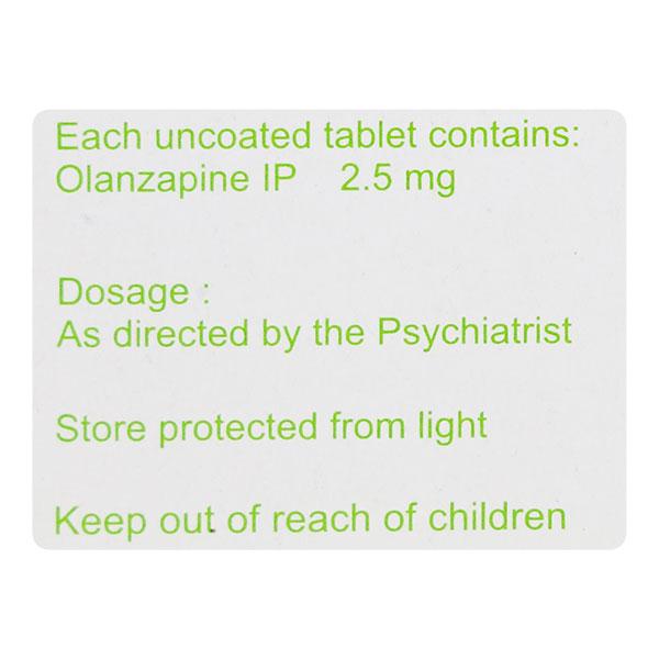 Ozapin MD 2.5mg Tablet 10'S - Global Surgicals