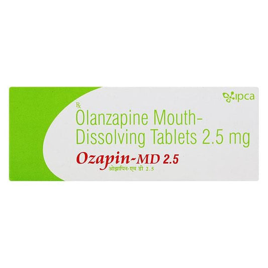 Ozapin MD 2.5mg Tablet 10'S - Global Surgicals