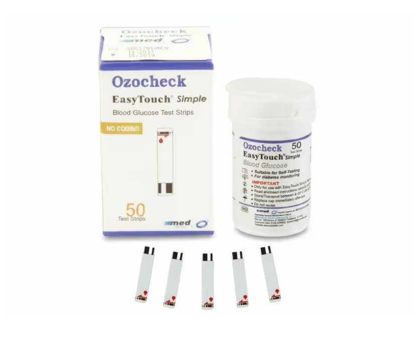 Ozone Ozotest Glucolyf Blood Glucose Test Strip - Global Surgicals