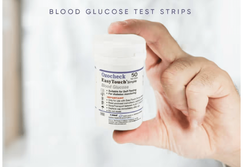 Ozone Ozotest Glucolyf Blood Glucose Test Strip - Global Surgicals