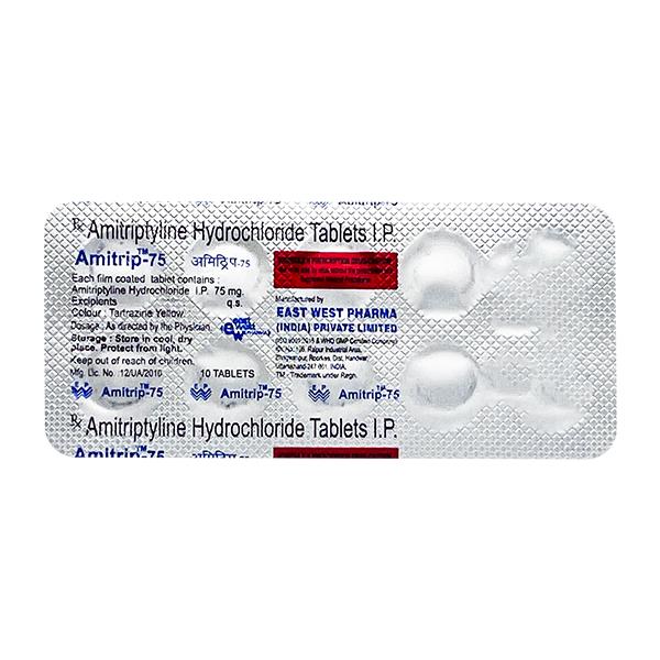 Amitrip 75mg Tablet 10'S