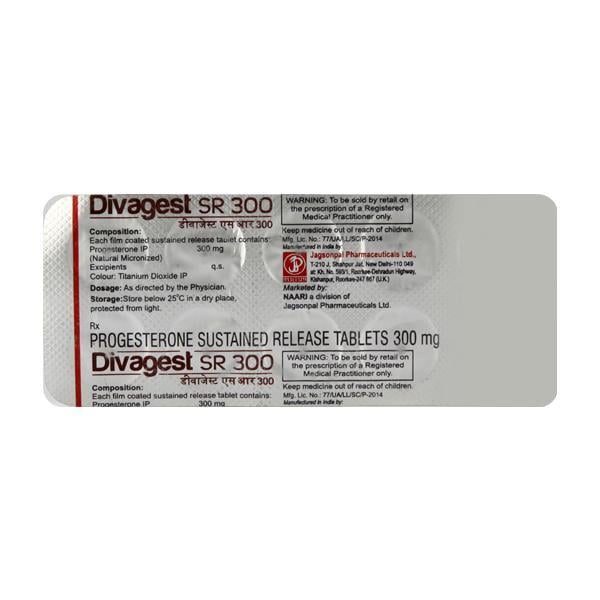 Divagest SR 300mg Tablet 10'S