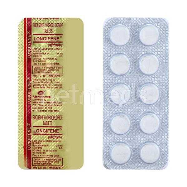 Longifene 25mg Tablet 10'S
