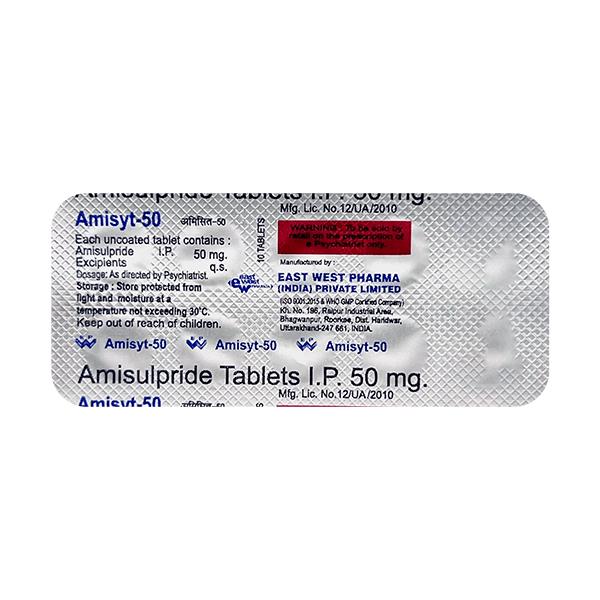 Amisyt 50mg Tablet 10'S