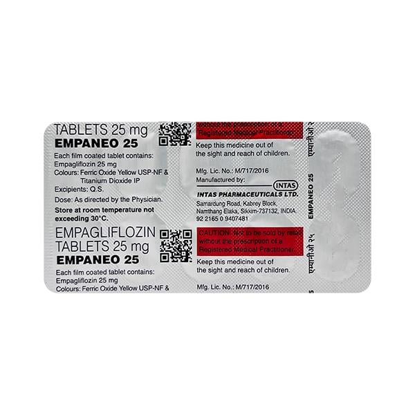 EMPANEO 25 Tablet 10's