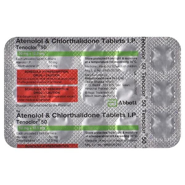 TENOCHLOR 50 Tablet 15's