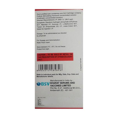FOLIGRAF 900iu Prefilled Pen 1's