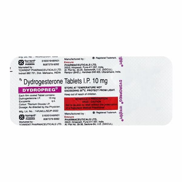 DYDROPREG 10 Tablet 10's