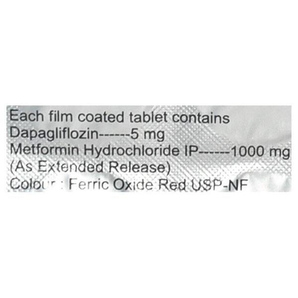 DAPAONE M 5/1000 Tablet 10's