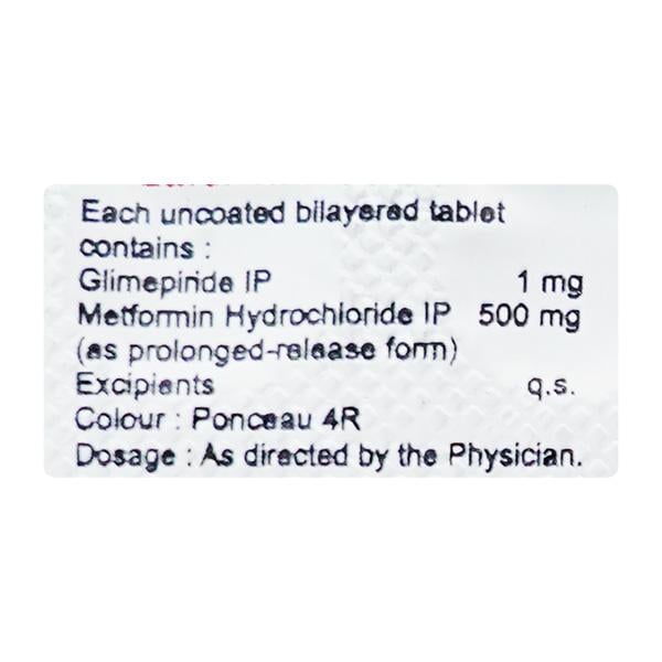 Laformin G 1/500mg Tablet 10'S