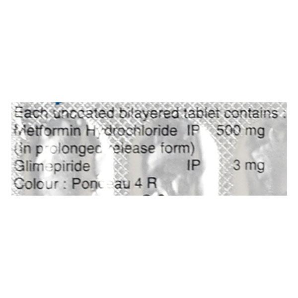 ZORYL M 3 Tablet 15's