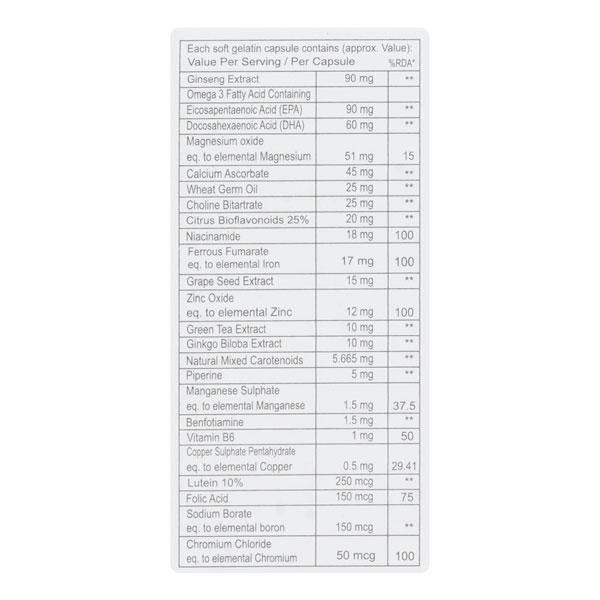 NUTRINOL 4G Softgel Capsule 10's