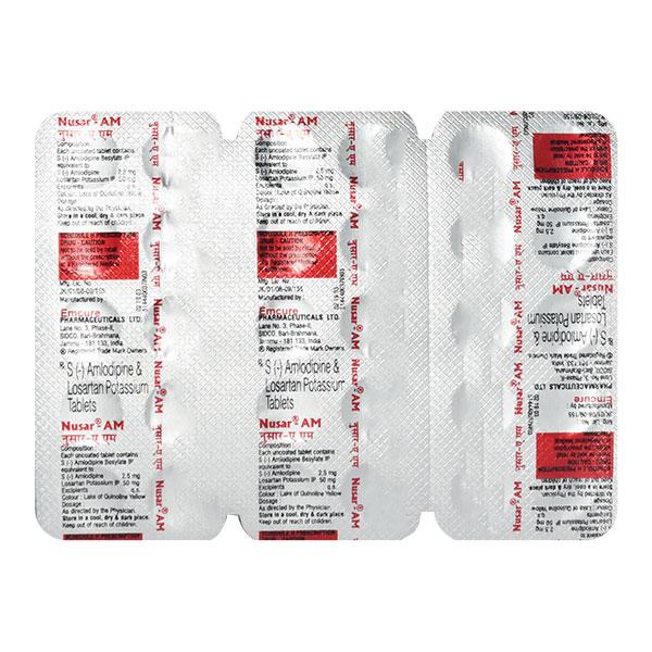 Nusar AM 2.5mg Tablet 10'S