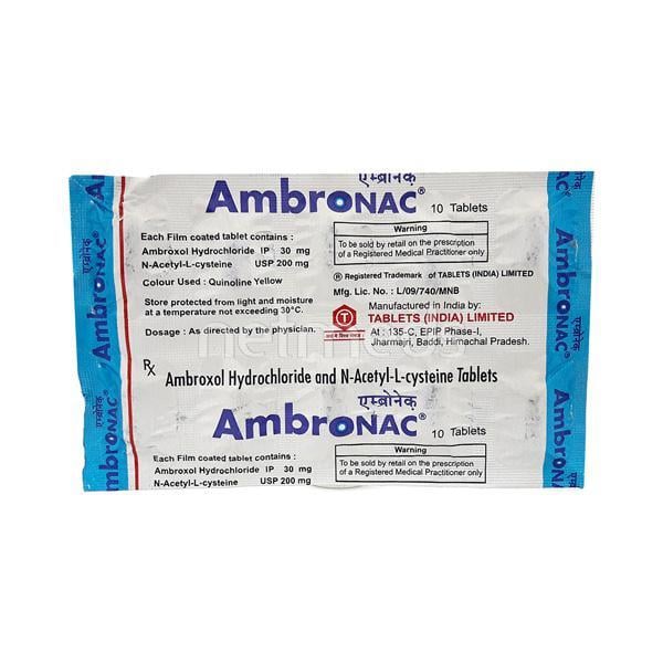 Ambronac Tablet 10'S