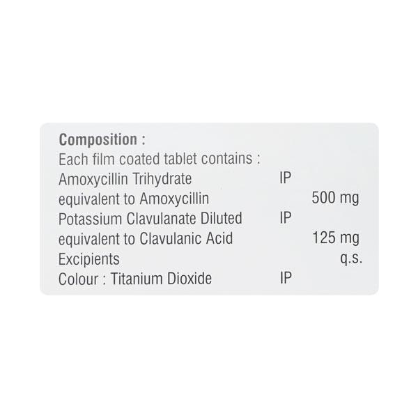 Hhamclav 625mg Tablet 10'S