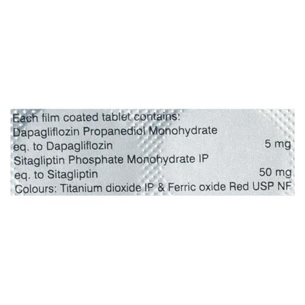 SITAGLYN D 50/5 Tablet 10's