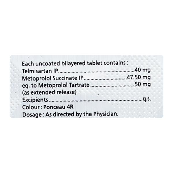 TELMIMAC M 50mg Tablet 10's