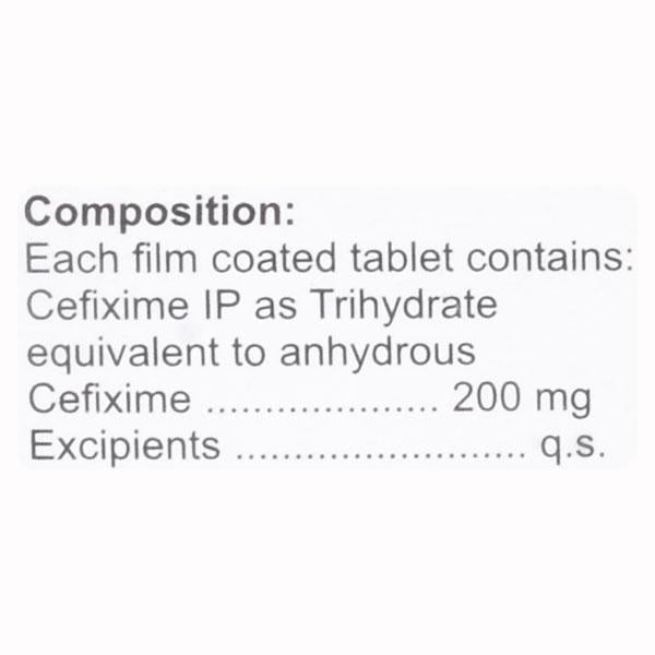 CEFSTRIP 200 Tablet 10's