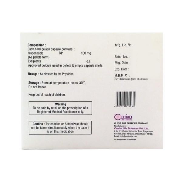 Nixitral 100mg Capsule 10'S